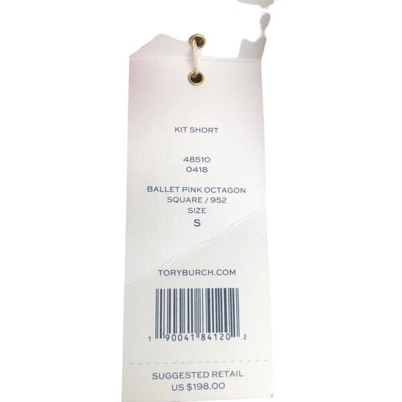 Tory Burch shorts ballet pink octagon size small - Picture 4 of 4